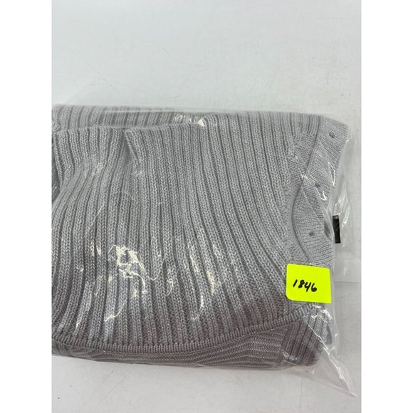 Style & Co. Women's Gray Knit Long Sleeve Collared Tunic Sweater Size Medium - Picture 10 of 10